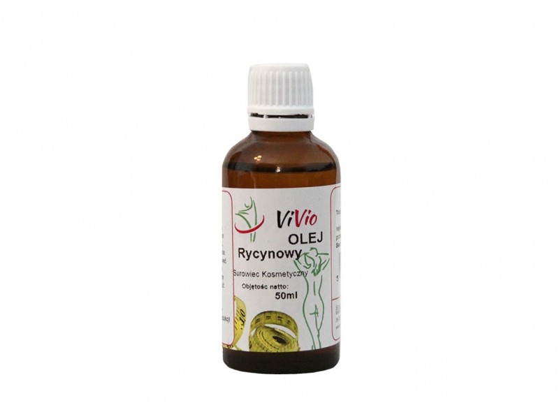 v IVIO Olej rycynowy surowiec kosmetyczny 50ml