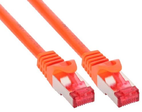 InLine 76430o S/FTP Patch cable ( MHz, PCW, miedź, 30 m) Pomarańczowy 76430O