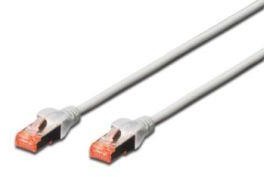 Digitus Kabel patch-cord SSTP, CAT.6, szary,0.5 m, 15 LGW DK-1644-005