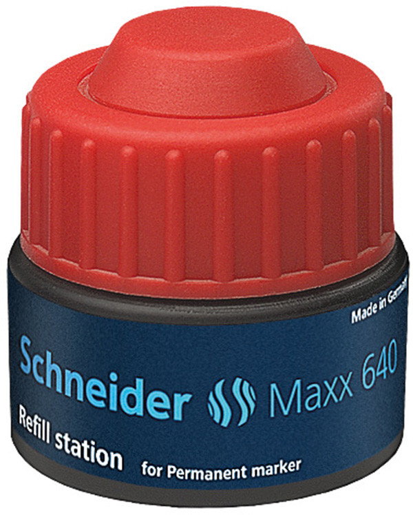 Schneider Stacja uzupełniająca Maxx 640, 30 ml, czerwony SR164002