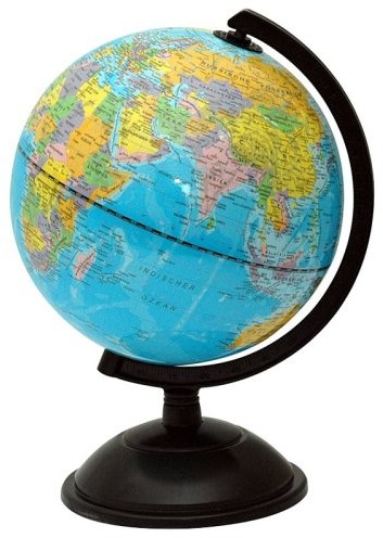 Idena globus szkolny z mapą polityczną, średnica 18 cm 569906