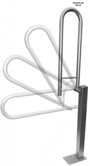 Ekotech PORĘCZ INOX-NIERDZ.PODNOSZ.WC ERGOPLUS RN 23