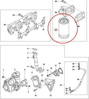 CNH FILTR SILNIKA NEW HOLLAND 84519155
