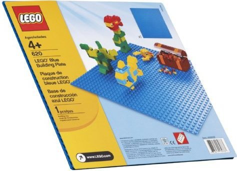 LEGO Niebieska płytka budowlana 620