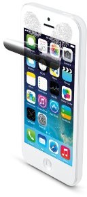 Cellular Line SPULTRAIPH5 °C Anti-folia ochronna wyświetlacza wraz z aplikatorem i ściereczka z mikrofibry do Apple iPhone 5 °C przezroczysty SPULTRAUIPH5C