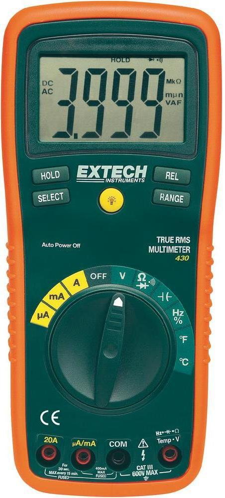 Extech Multimetr cyfrowy EX430 CAT III 600 V