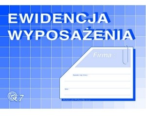 Michalczyk&Prokop Druk EWIDENCJA Wyposażenia K-7 A5 MP852