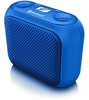 Muse M-312 (BTB BTR Mini Przenośny głośnik Bluetooth z zestawu głośnomówiącego strumieniowo przesyłać bezprzewodowo, Apple iPhone/tablet, USB, wejście AUX-IN, 2 Watt RMS) niebieski M-312 BTB