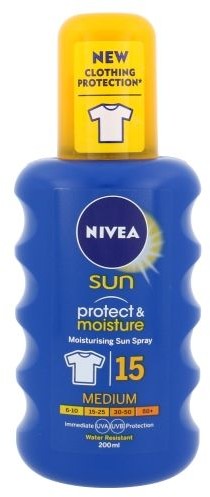 Nivea Sun Protect & Moisture Sun Spray SPF15 200ml W Opalanie 73113