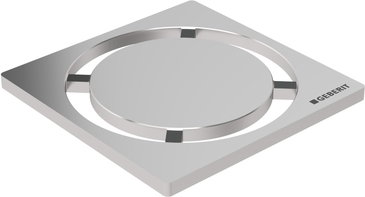 Geberit kratka ozdobna odpływu do natrysków, koło 154.311.00.1