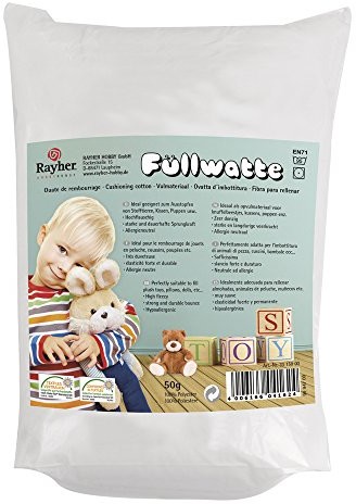 RAYHER HOBBY Rayher  3315200  watą poliestrową, hochflauschig, w sytuacji, worek 300 G, BTL. 300 G 3315200