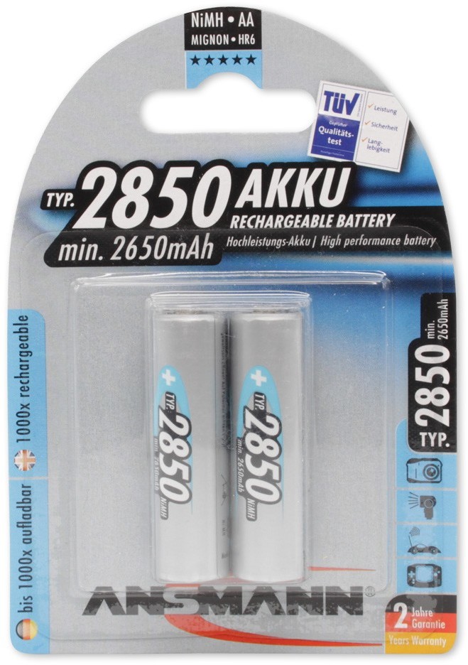 Ansmann Akumulator Mignon NiMh 2xAA 2850mAh 1.2V 5035202