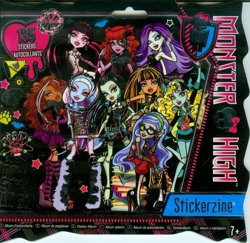 Album z naklejkami Monster High-