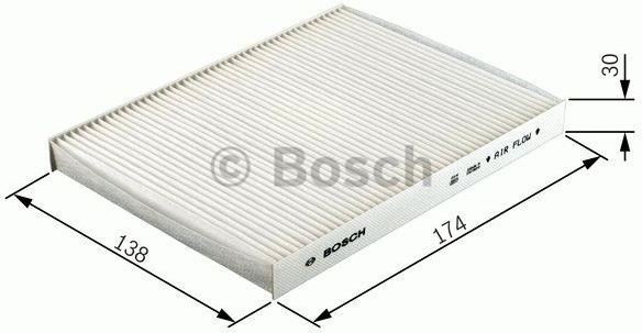 Bosch Filtr, przewietrzanie przestrzeni pasażerskiej 1 987 432 386