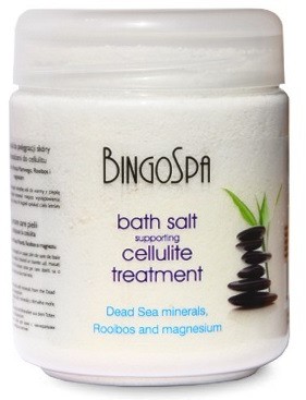 BingoSpa sól antycellulit z minerałami z Morza Martwego, rooibos i magnezem 550g