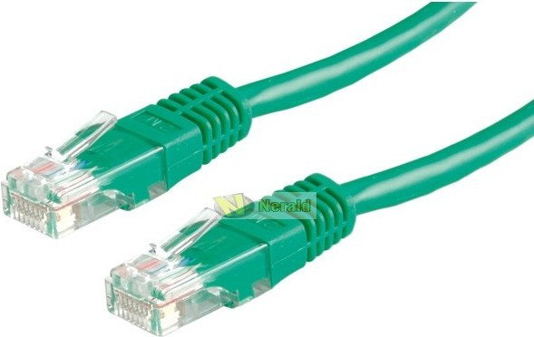 Value Patchcord UTP Cat.6 5m zielony 21.99.1563