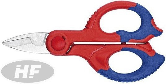 Knipex Nożyczki uniwersalne dla elektryków, z drobnym uzębieniem 95 05 155 SB