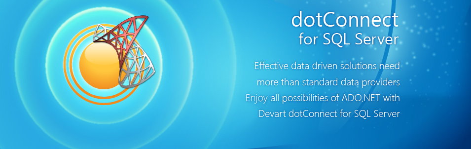 Devart dotConnect for SQL Server Professional Edition Site