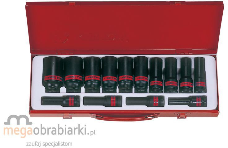 KING TONY zestaw nasadek udarowych, 14 szt 4416SP