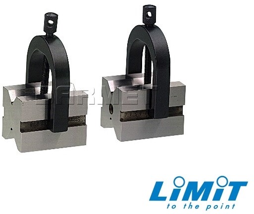 Limit Pryzmy traserskie, para z obejmami mocującymi; 40x32x32 mm
