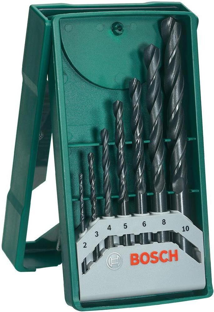 Bosch Wiertła kręte 2-10 mm tolerancja h8 HSS DIN 338 7 szt.