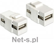 Delock Moduł Keystone USB 2.0 A F A F (86317)