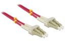 Delock Patchcord światłowodowy, LC/LC, 50/125, 3m, OM4 84642