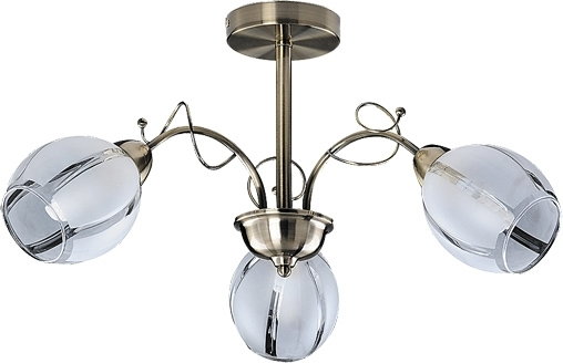 Rabalux Żyrandol klasyczna OPRAWA wisząca LAMPA JOEL 2270 IP20 Patyna biały przezroczysty