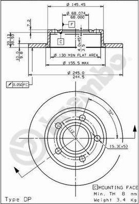 BREMBO 08.5775.11