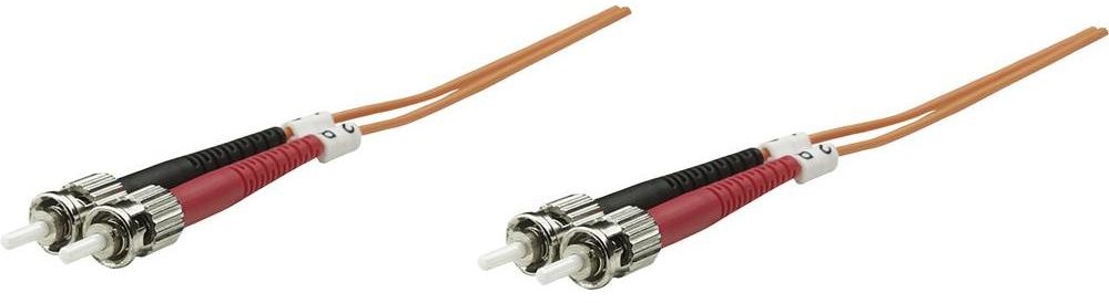 Intellinet Kabel Światłowód 470063 [1x złącze męskie ST 1x złącze męskie ST] 50/125 Multimode OM2 2 m