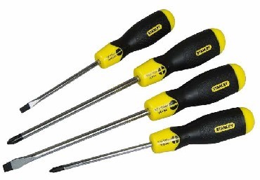 STANLEY Wkrętaki CUSHION GRIP Zestaw 4szt (Pł+Ph) (0-65-013)