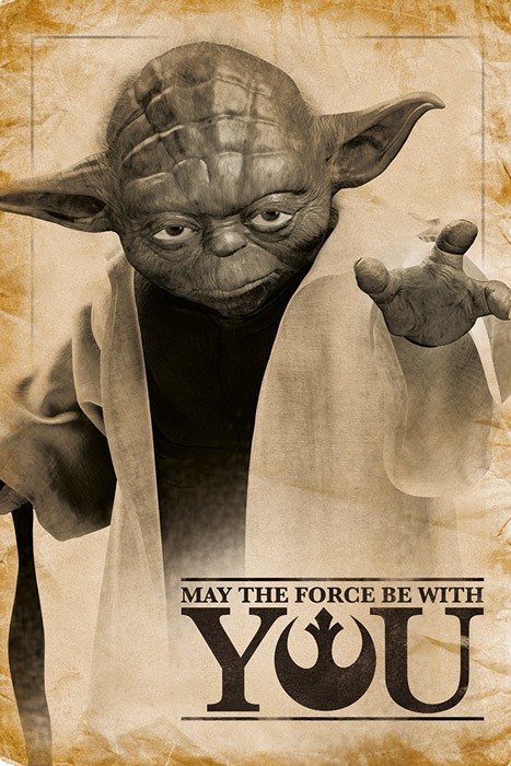 Pyramid Posters Star Wars Yoda - May The Force Be With You - plakat PP33690