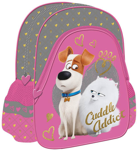 St. Majewski Plecak szkolno-wycieczkowy 12 The secret life of pets różowy