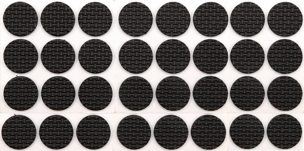 VOREL Podkładki z pianki 18mm czarne 32szt. 74885