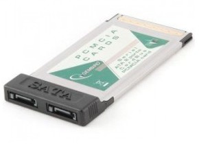 Gembird KARTA PCMCIA->SATA 2-PORT KOGGKUBA4030 [1639160]