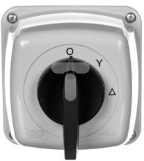 ELEKTROMET Łącznik krzywkowy gwiazda-trójkąt 40A 3P w obudowie IP65 LUK 40-23 924014 ELEKTROMET 0001-00000-60924