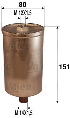 VALEO filtr paliwa puszkowy 587202 587202