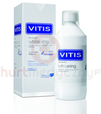 Dentaid vitis Wybielający płyn do płukania jamy ustnej VITIS whitening 500ml