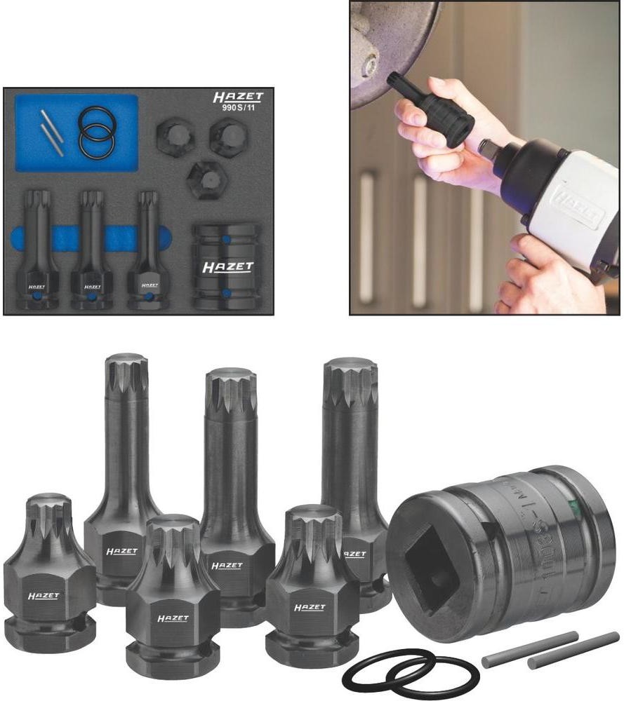 Hazet Zestaw gniazda mocy 1/2