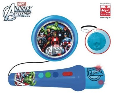 Reig Musicales Avengers Mały mikrofon ze wzmacniaczem ZRE-1668
