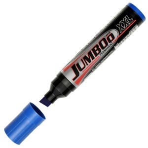 Kamet Marker permanentny JUMBOO XXL niebieski (końcówka ścięta 2-12 mm)