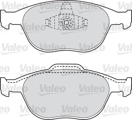VALEO klocki hamulcowe 598639 598639