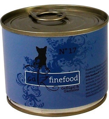 Catz Finefood N.17 Drób i Krewetki Puszka 200g 5064