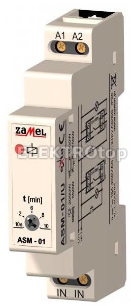 Zamel ASM-01/U 12-240V AC/DC Automat schodowy