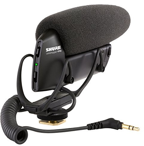 Shure VP83 °F mikrofon na aparat fotograficzny Czarny, czarny VP83