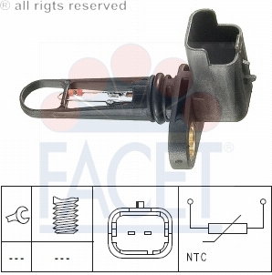 FACET Czujnik, temperatura powietrza dolotowego 10.4021