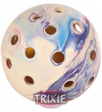 Trixie Piłka Gumowa Z Grzechotką 7,5Cm