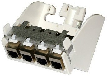 High-Tech Szyna  670010 do RJ45, biały 670010