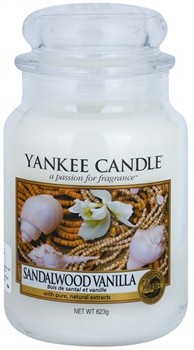 Yankee Candle Sandalwood Vanilla 623 g Classic duża świeczka zapachowa + do każdego zamówienia upominek.