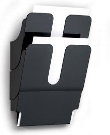 Durable FLEXIPLUS A4 2 pionowe pojemniki na dokumenty, czarne